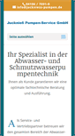 Mobile Screenshot of juckniess-pumpen.de