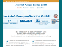 Tablet Screenshot of juckniess-pumpen.de